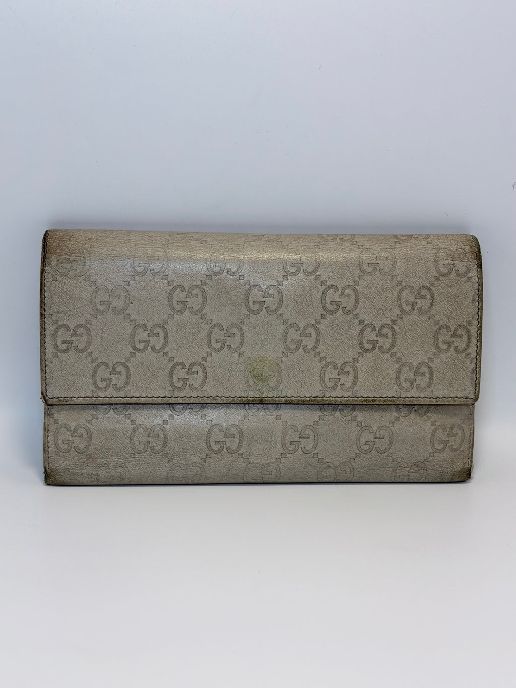 Vintage Gucci GG Monogram Long Wallet