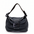 Fendi Mama Baguette – Charcoal Gray Cotton