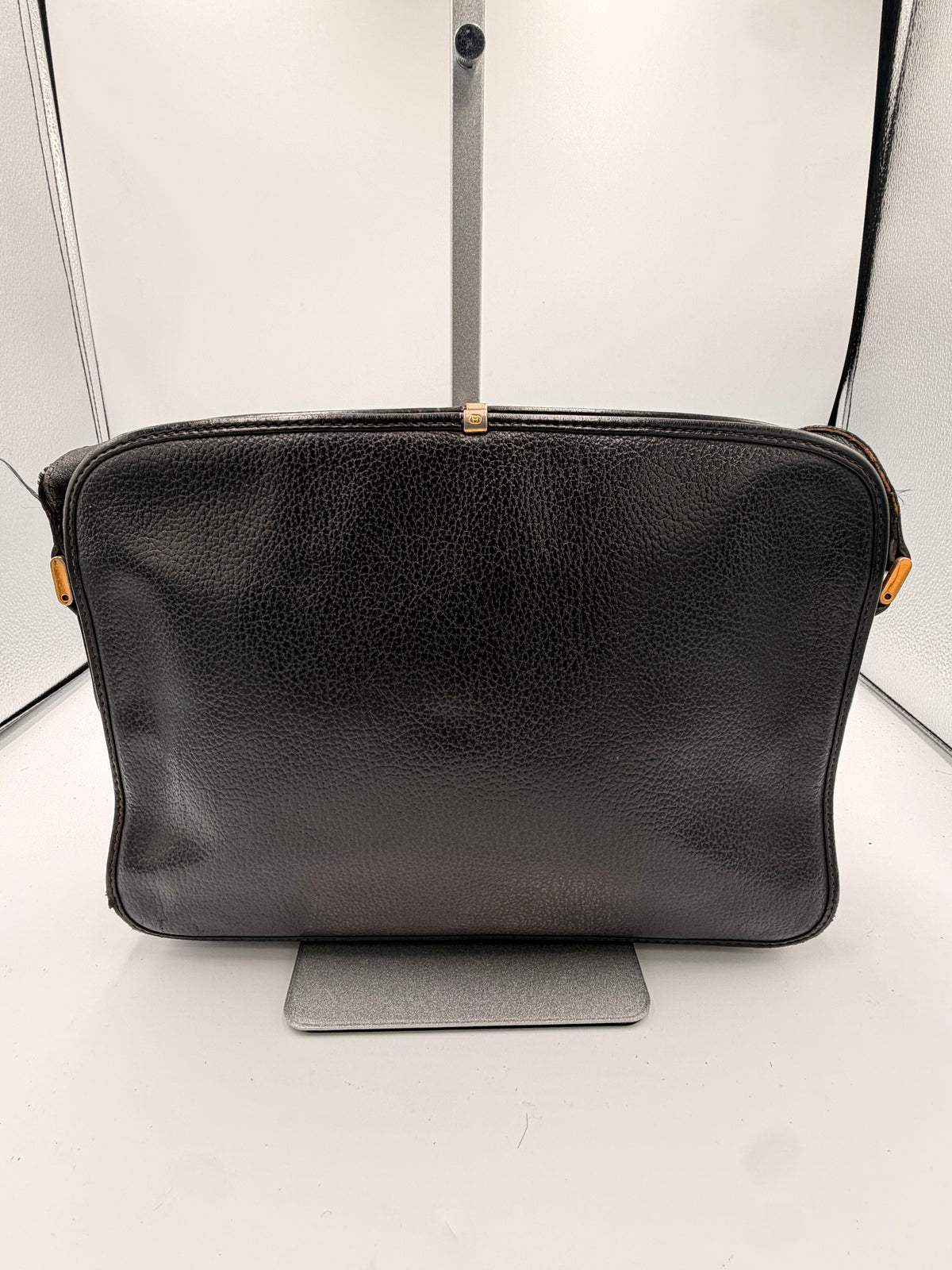 Gucci Black Leather Shoulder Bag