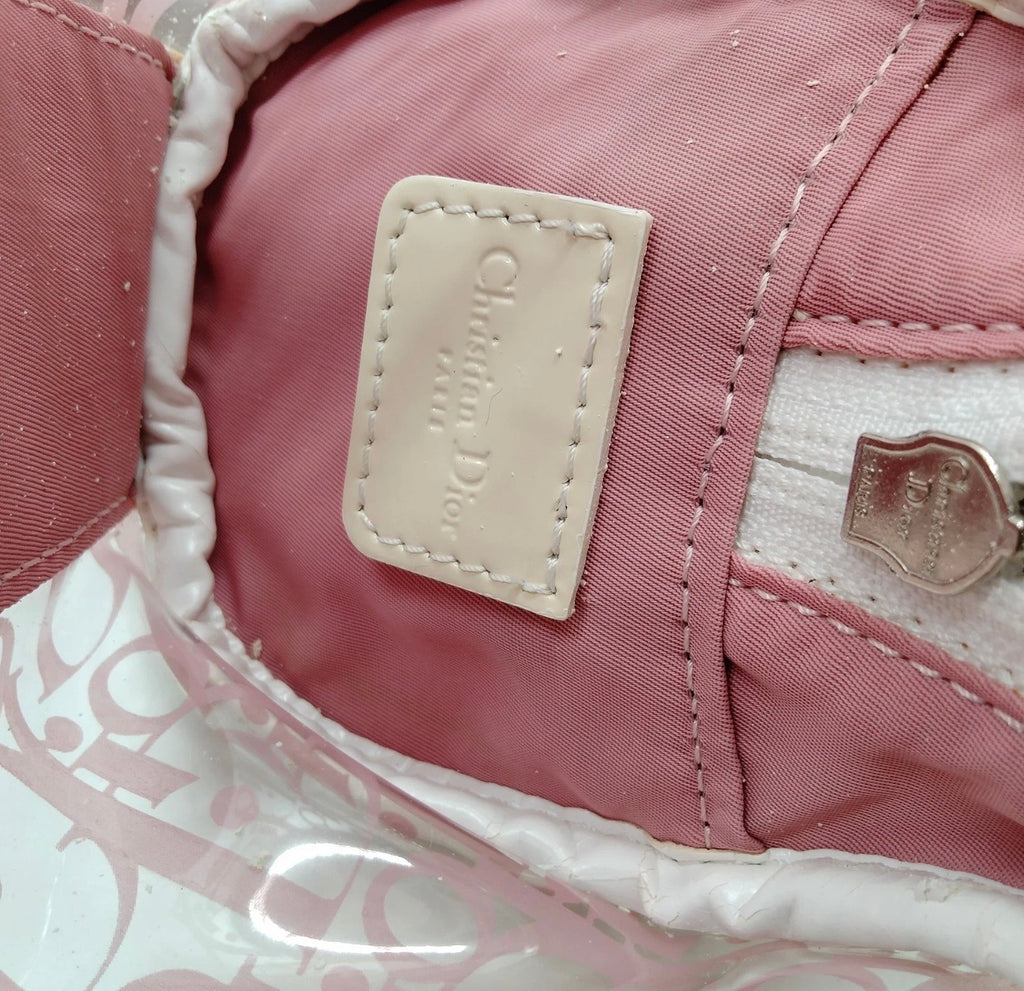 Christian Dior Pink Trotter Jelly Crossbody Bag