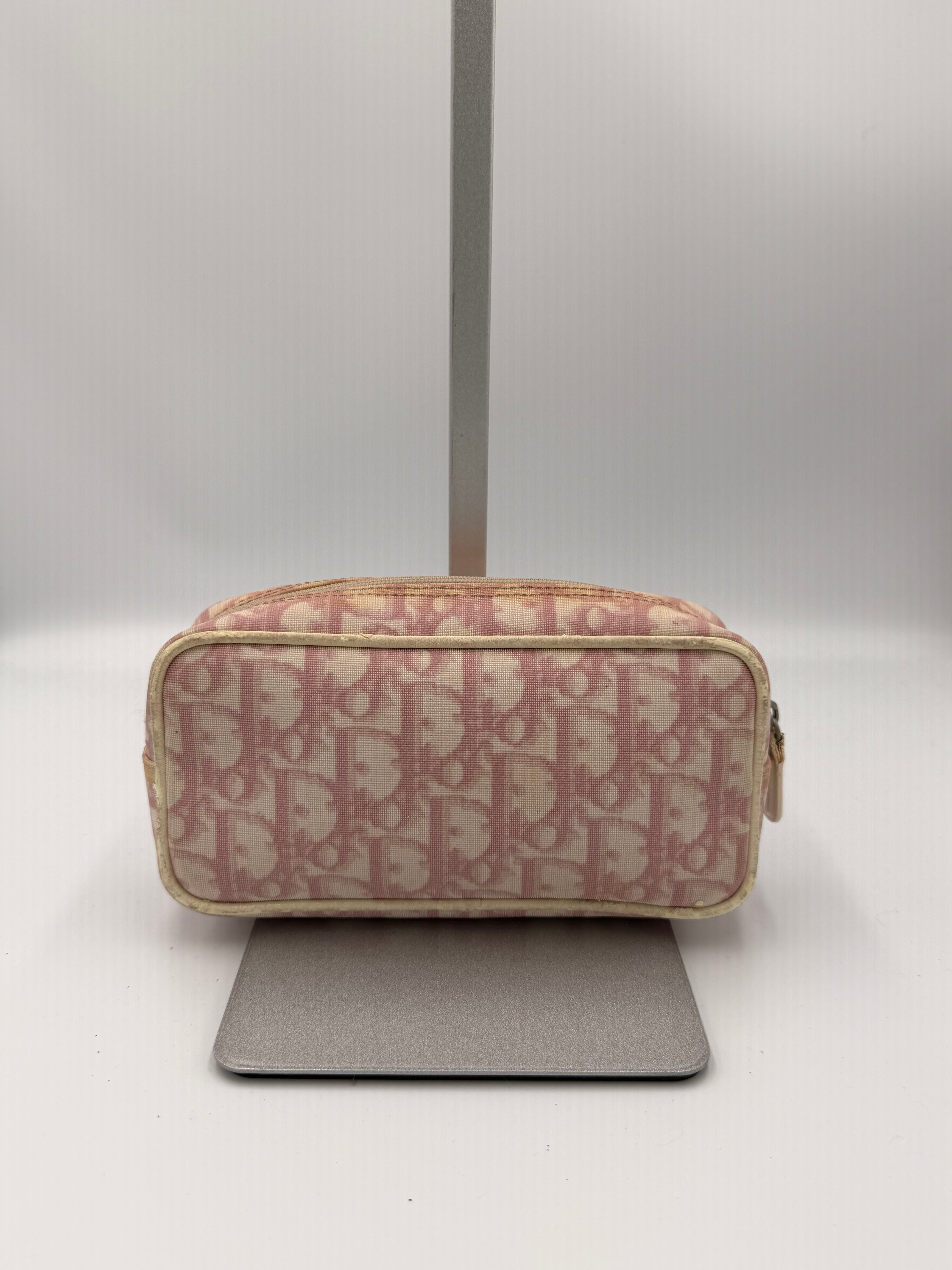 Christian Dior Pink Trotter No. 1 Cosmetic Pouch / Small Vanity Case