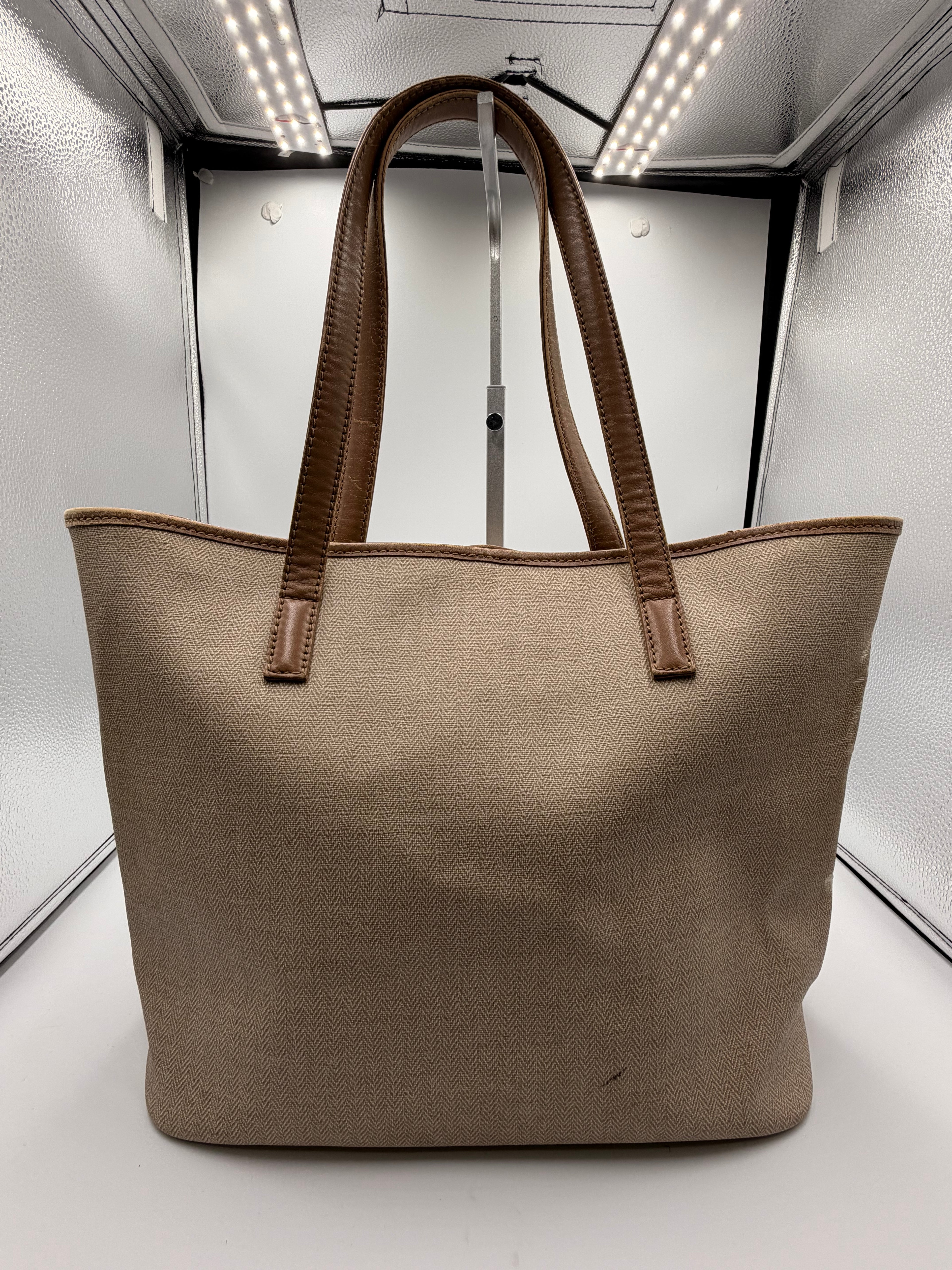 Bvlgari Roma Canvas Tote Bag