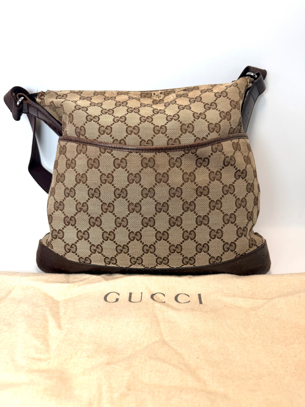 Gucci GG Canvas Crossbody Bag