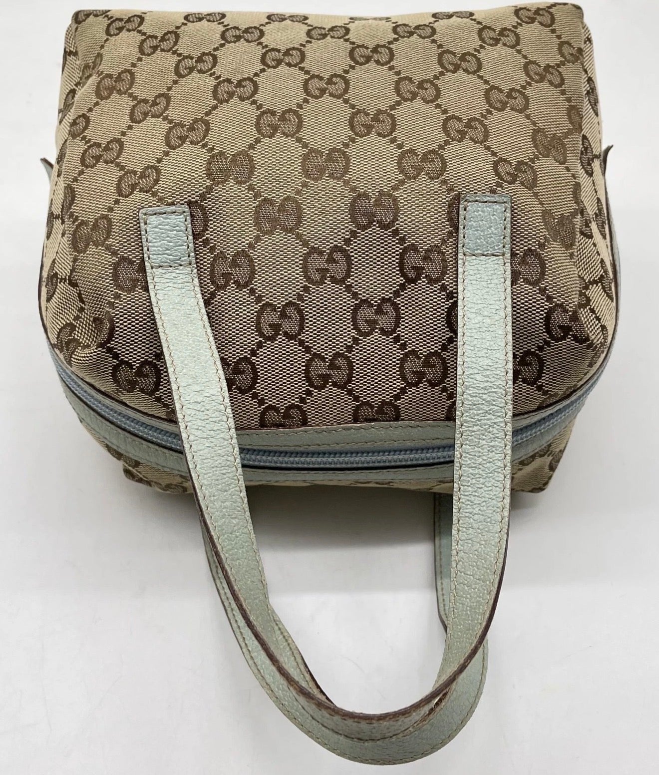 Gucci GG Canvas Mini Boston Bag (with Dustbag)