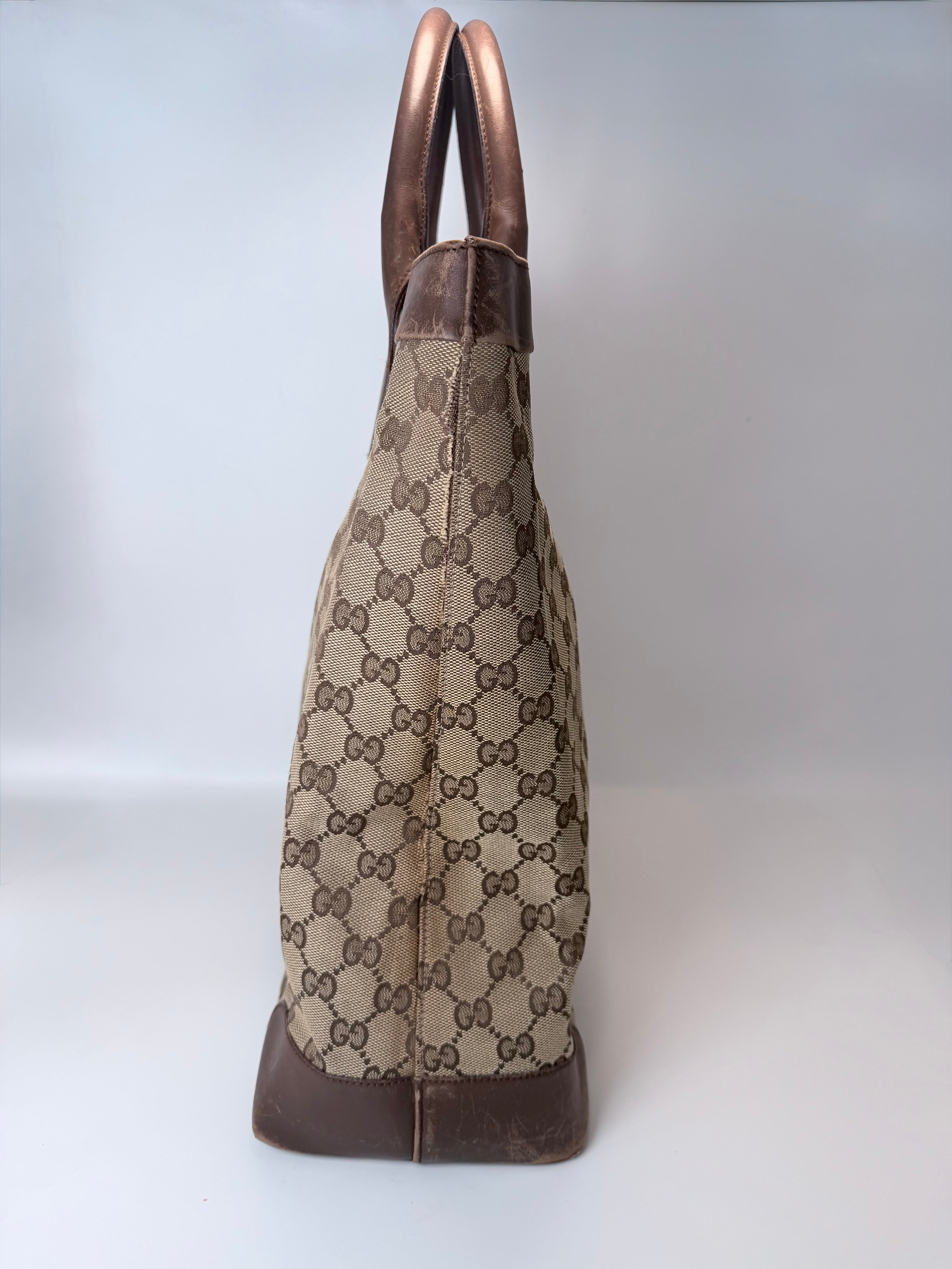 Gucci Vintage GG Canvas Tote Bag