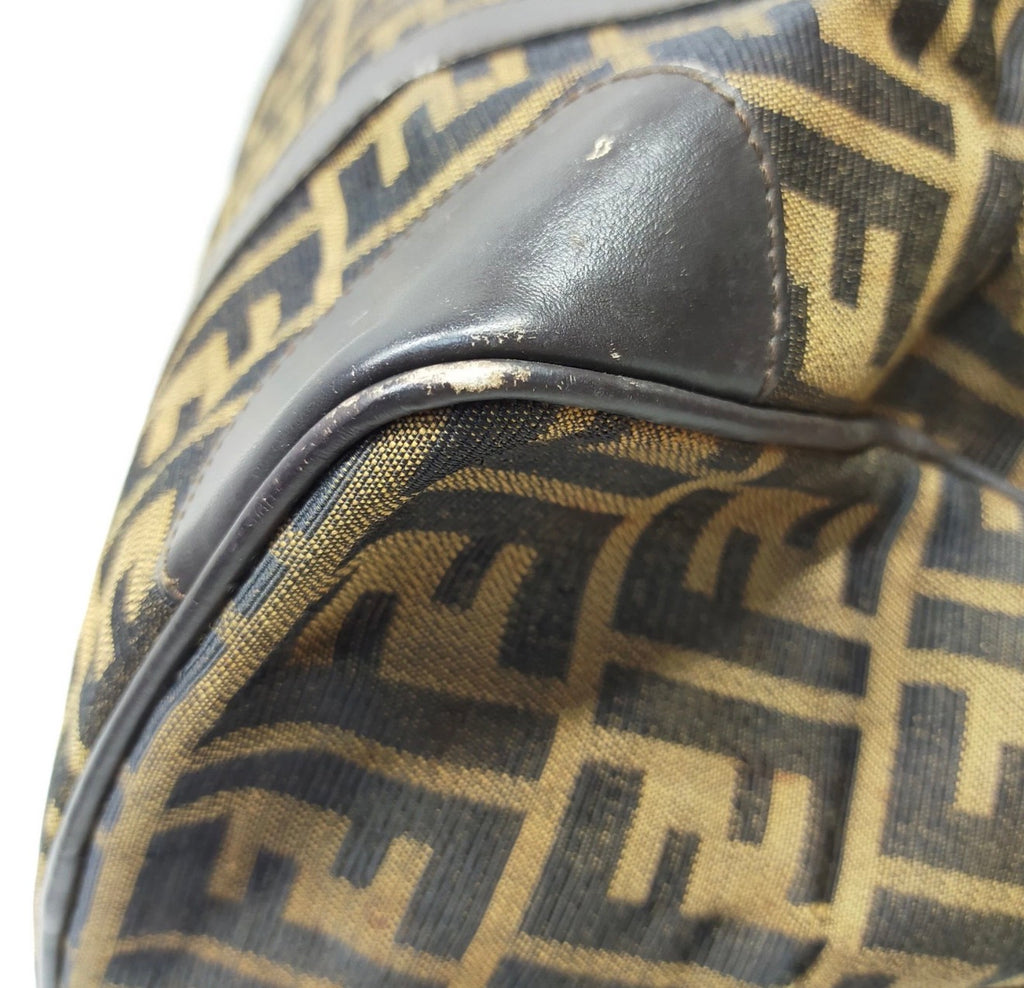 Fendi Zucca Boston Bag