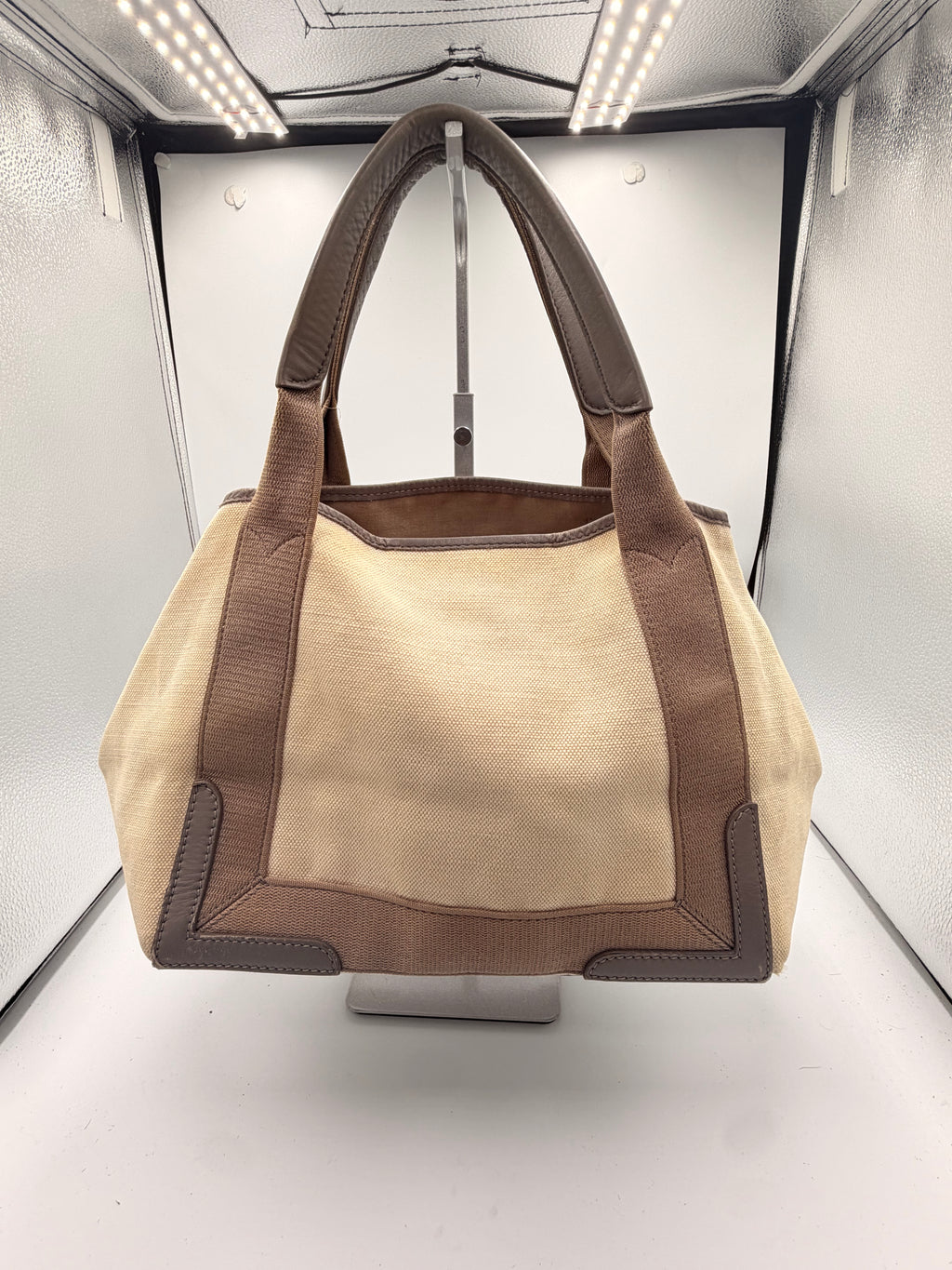 Balenciaga Paris Canvas Cabas Tote Bag