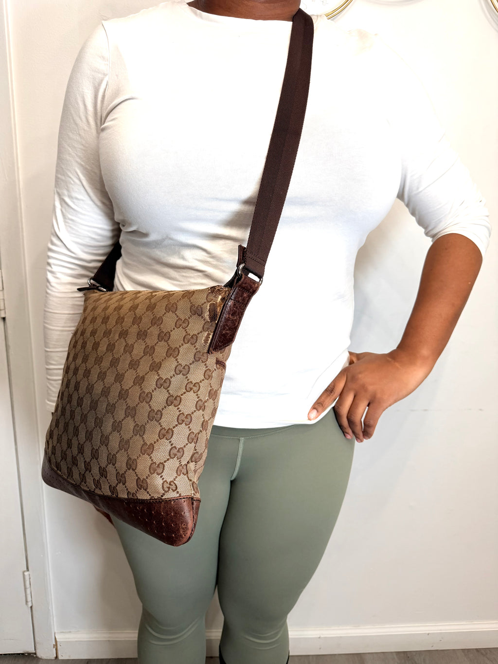 Gucci GG Canvas Crossbody Bag