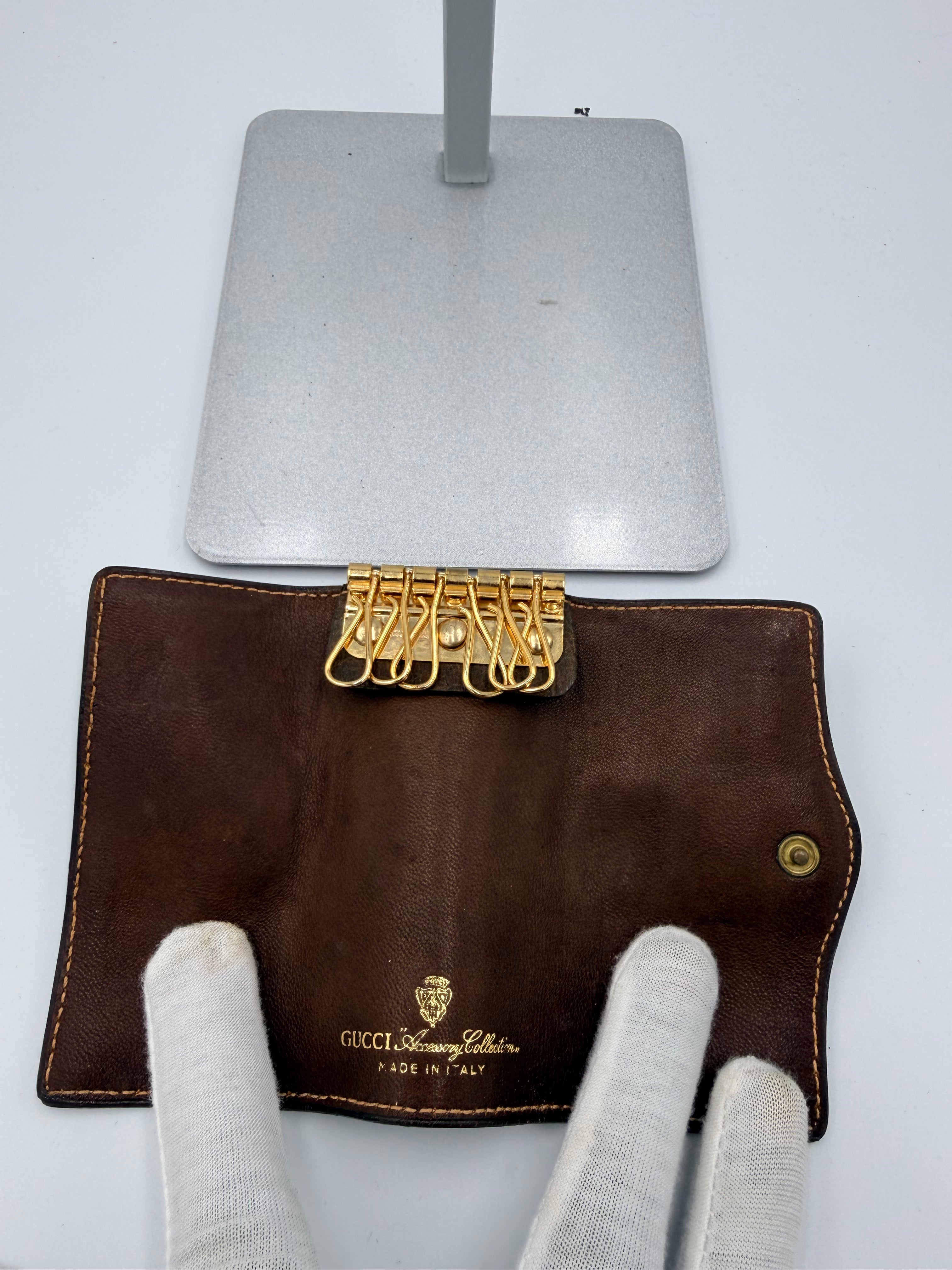 Gucci GG Supreme Web 6-Key Holder