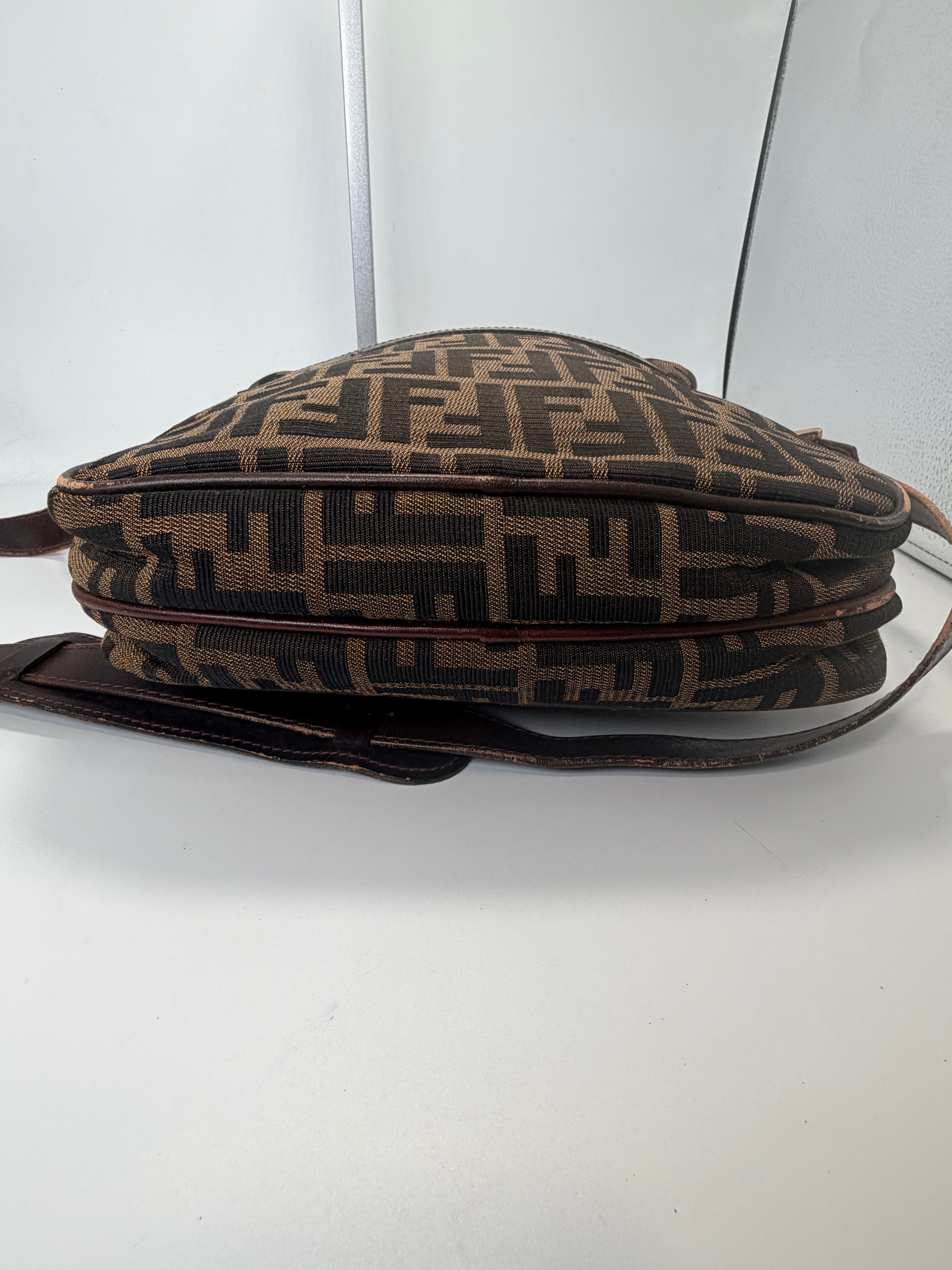 Fendi Zucca Canvas Crossbody Bag