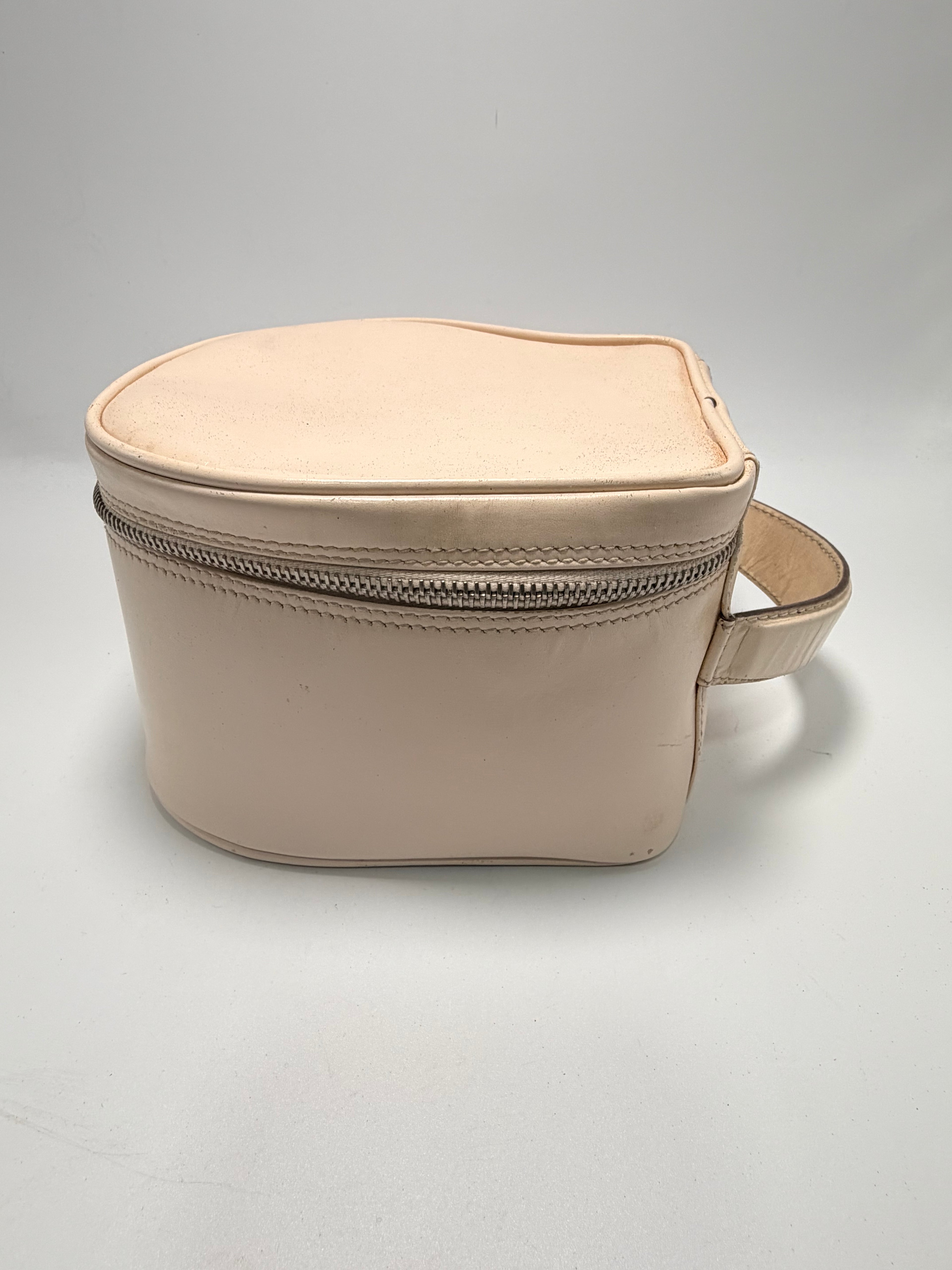 Vintage GUCCI Leather Vanity Case – Cream