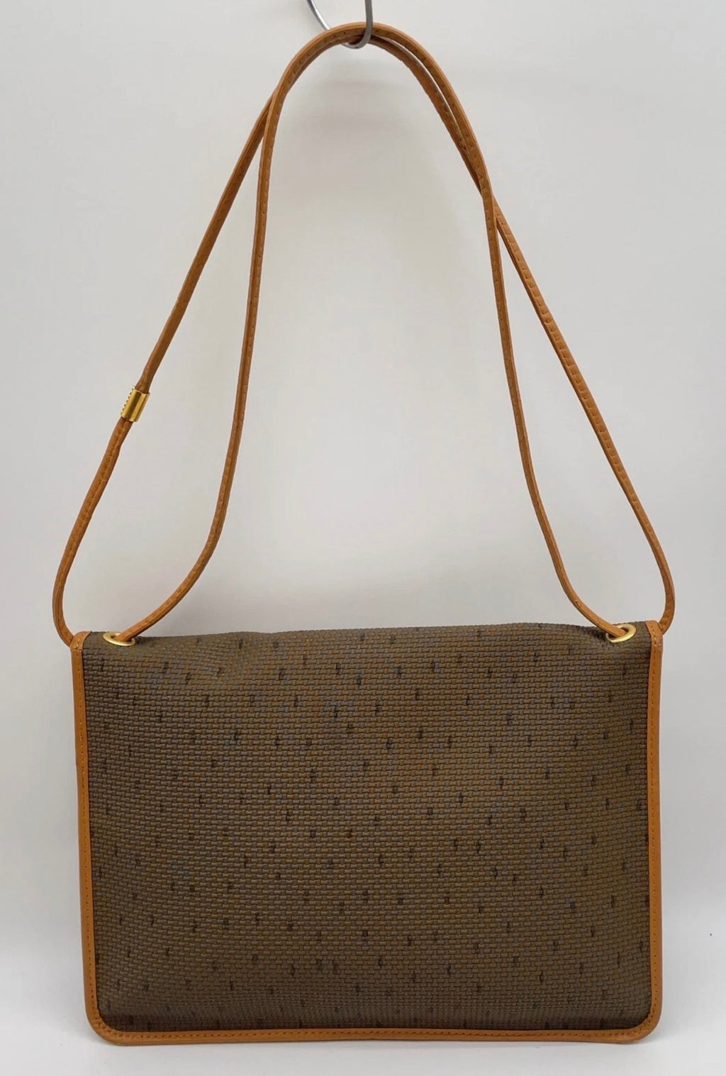 Yves Saint Laurent Woven Envelope Crossbody Bag
