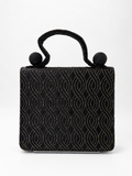 Fendi Black Evening Top Handle Bag