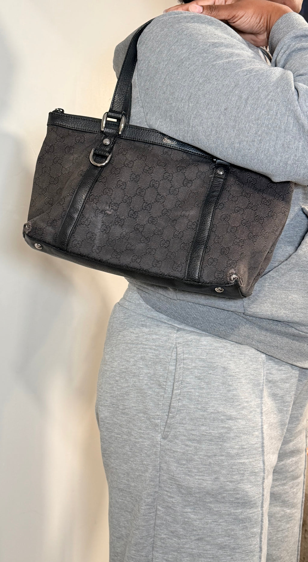 Gucci GG Canvas Shoulder Tote
