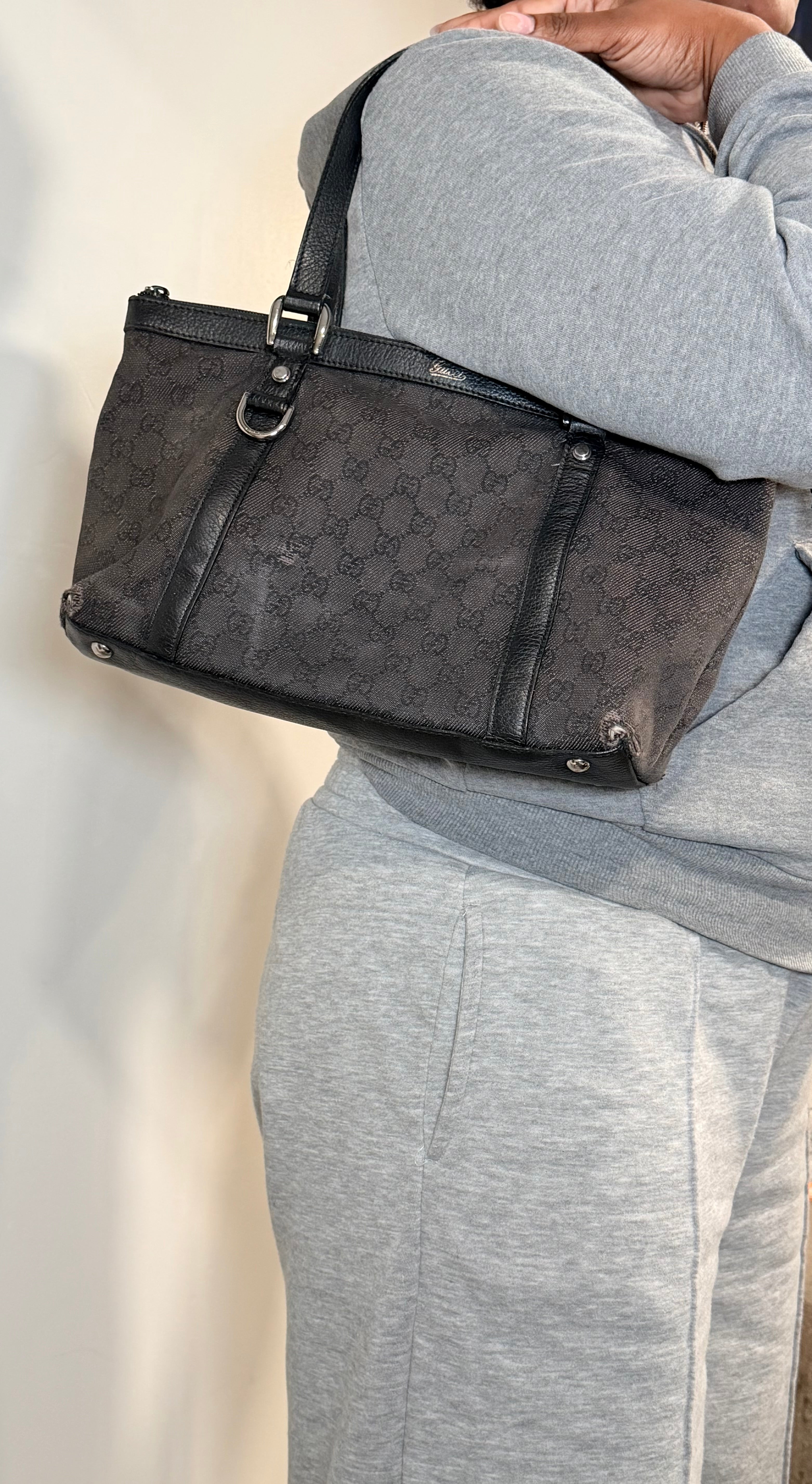 Gucci GG Canvas Shoulder Tote