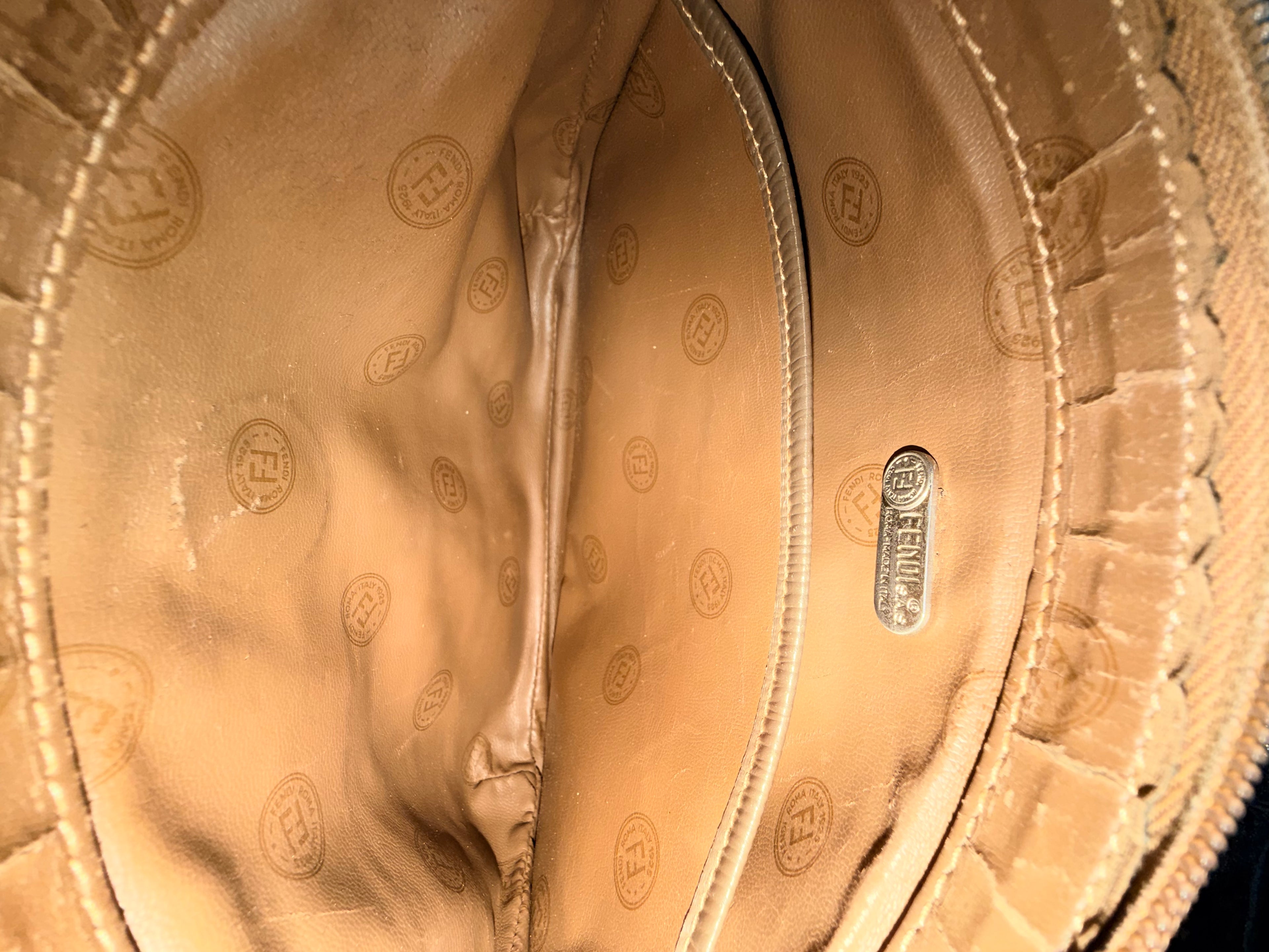 Fendi Zucca Crossbody Bag – Brown FF Monogram