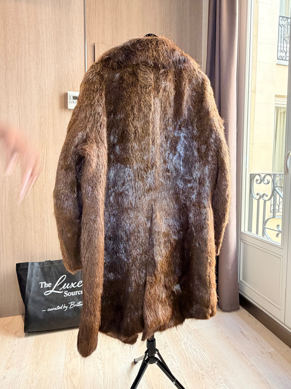 Vintage Nutria Fur Coat – Women’s XL/1X -043