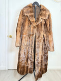 Vintage Brown Mink Fur Coat – Small 015
