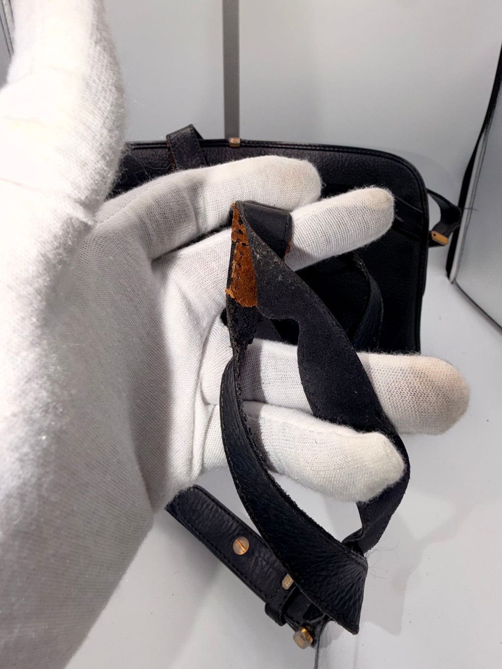 Gucci Black Leather Shoulder Bag