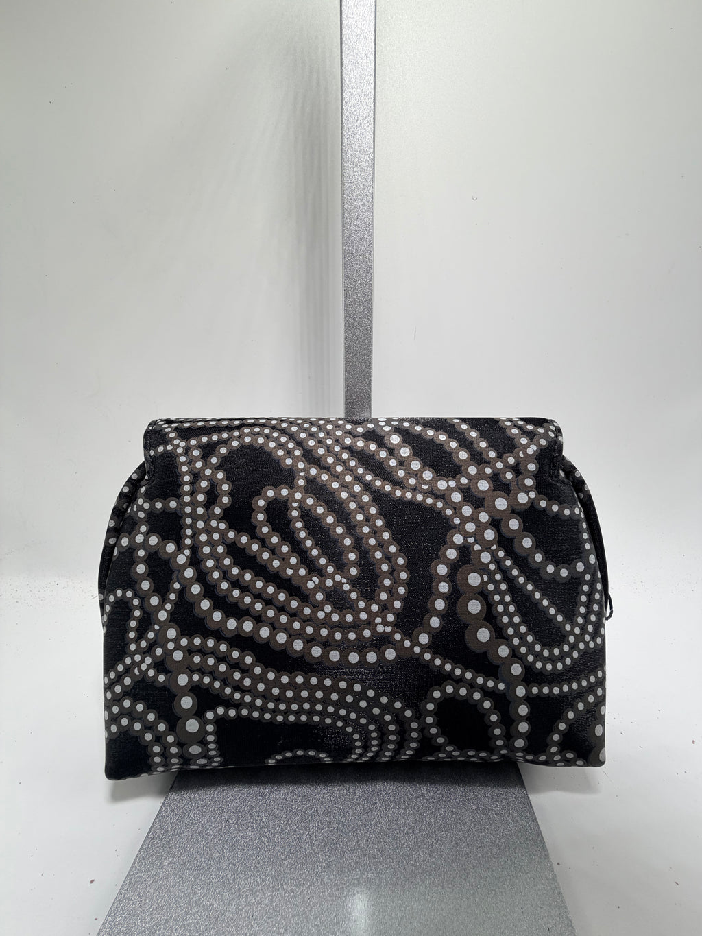Givenchy Printed Pouch Clutch – Black & Grey (Never Used)