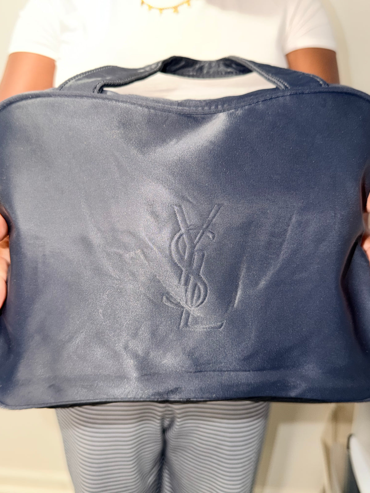 YSL Nylon Top Handle Bag