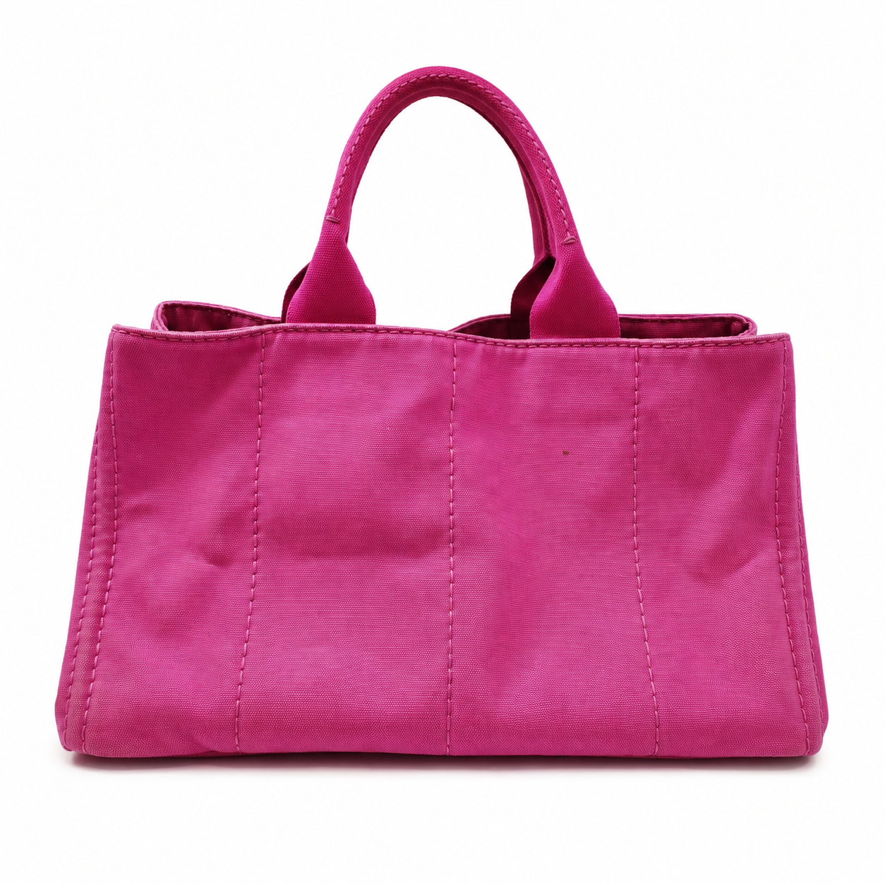Prada Canapa Canvas Tote - Pink (Large)