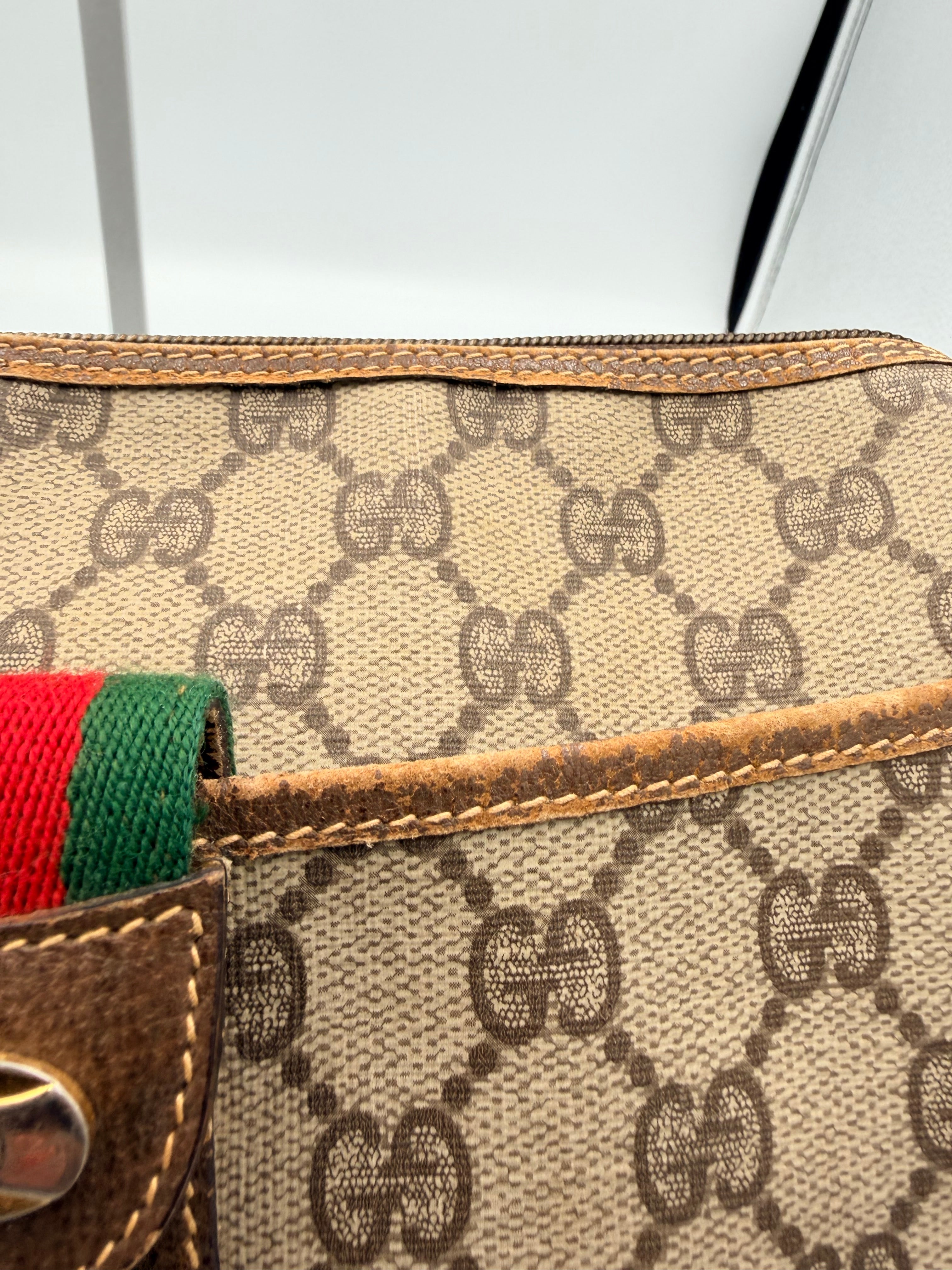 Gucci GG Supreme Web Crossbody Bag