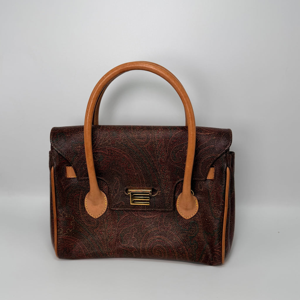 Etro Top Handle Bag with Crossbody Strap