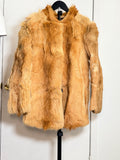 Vintage Red Fox Fur Coat (Natural) – Medium 008
