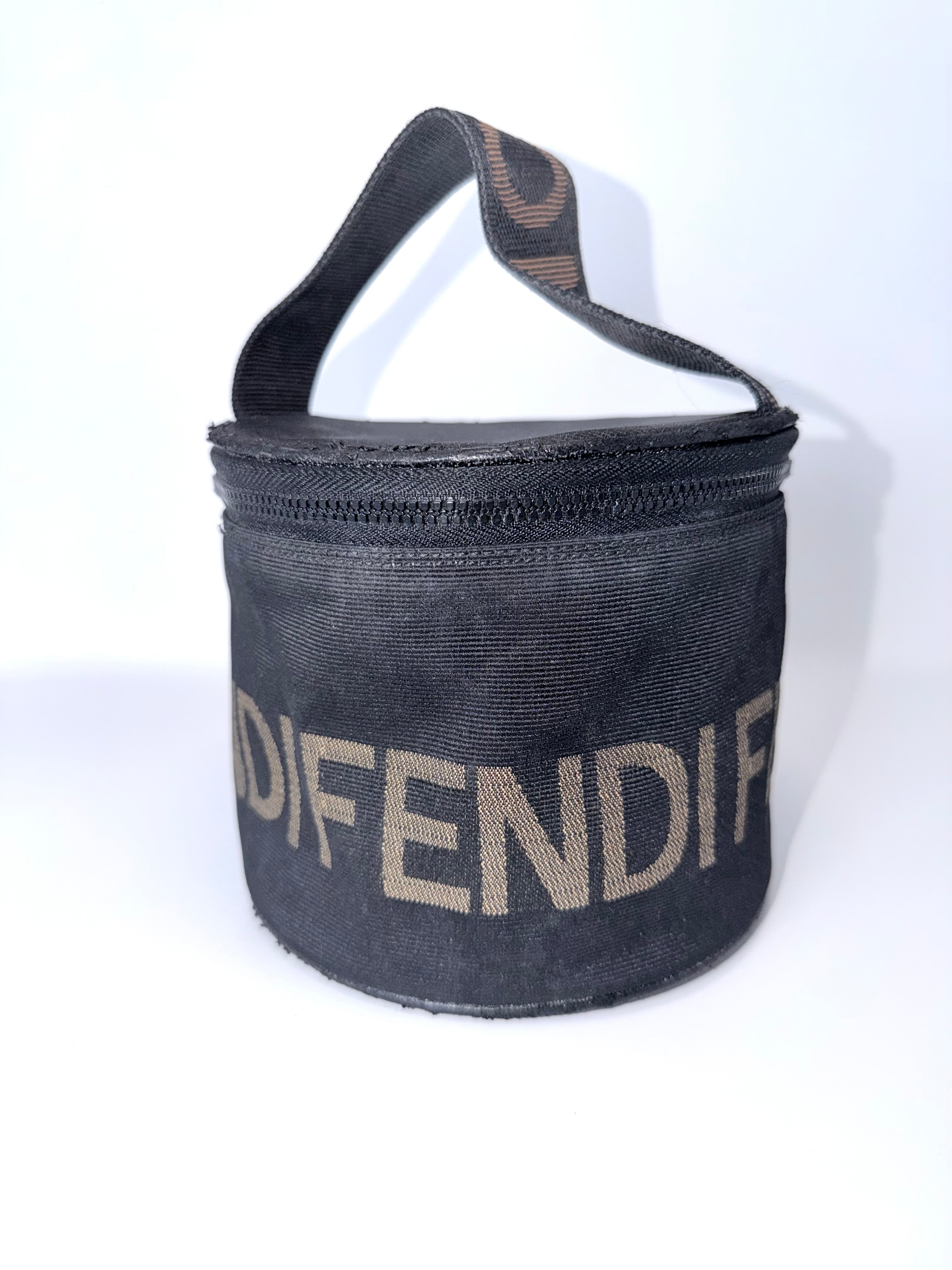 Fendi Vintage Logo Round Vanity