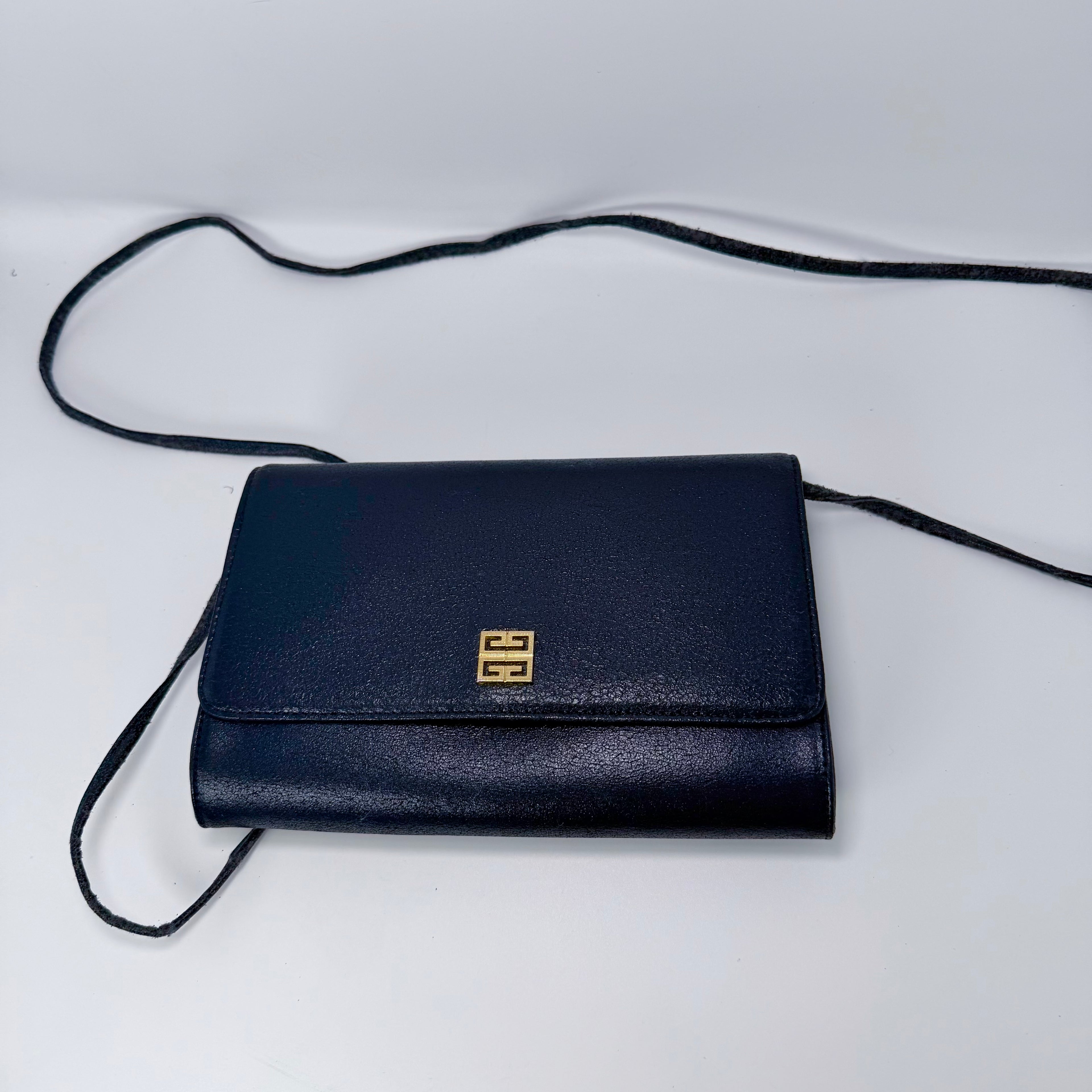 Givenchy Blue Leather Crossbody