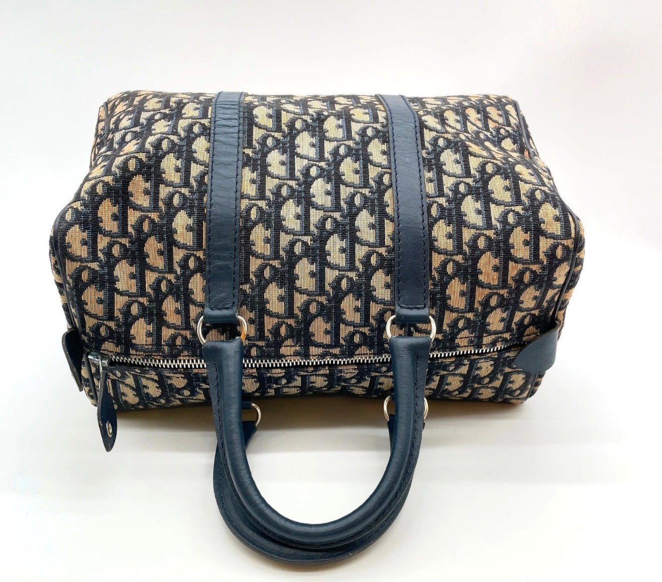Christian Dior Trotter Boston Bag – Navy
