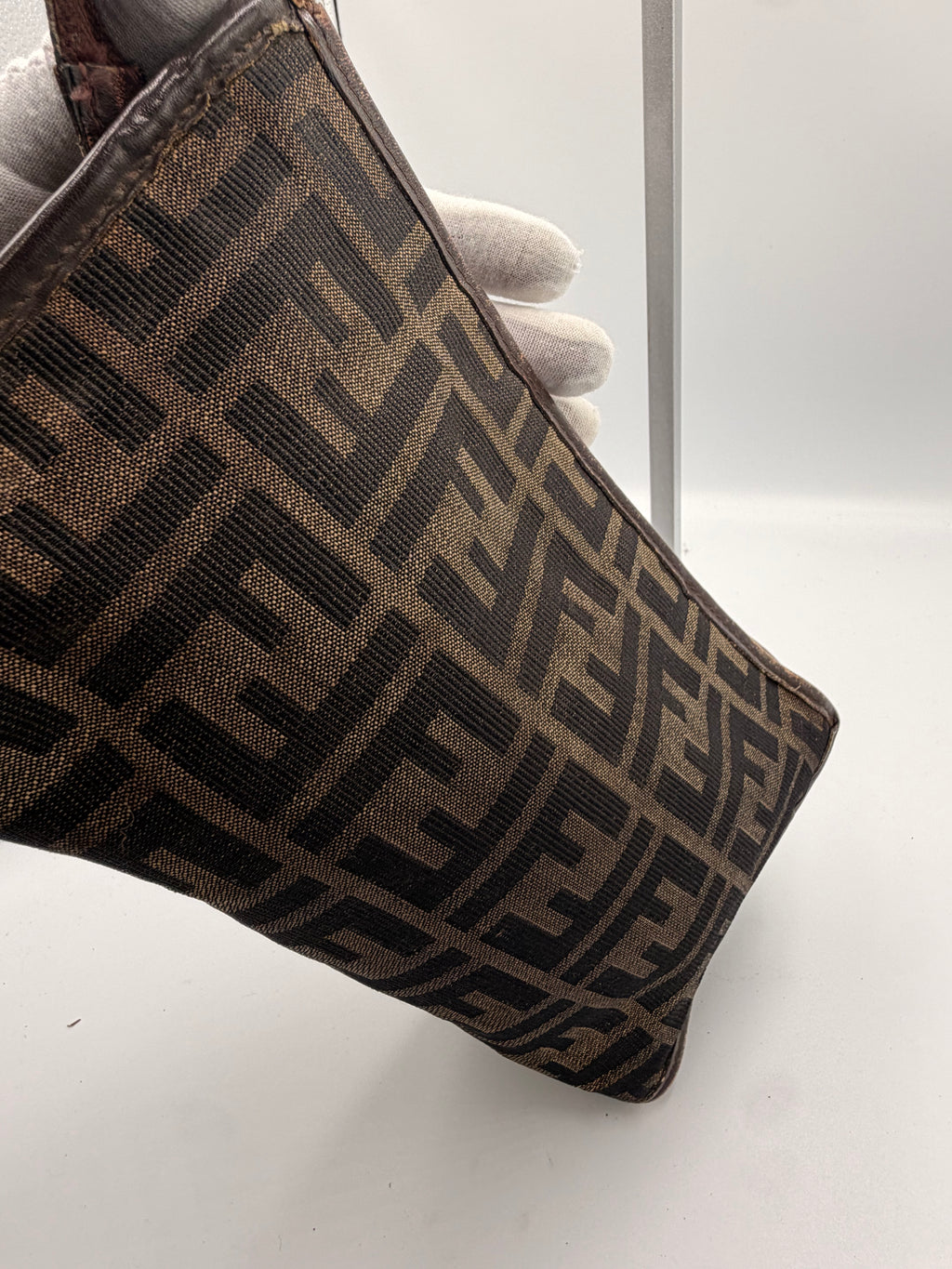 Fendi Zucca Canvas Cosmetic Pouch / Clutch