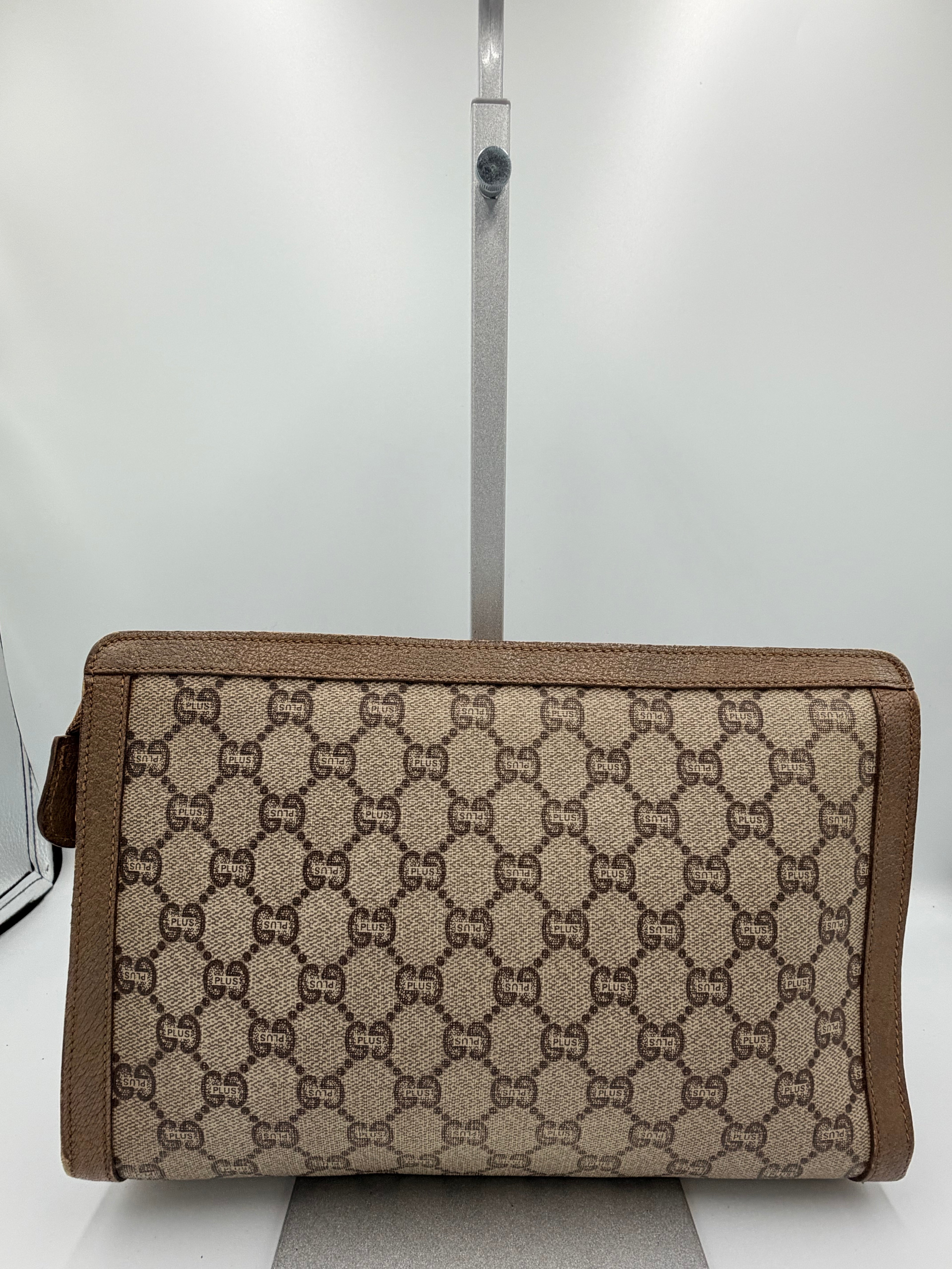 Gucci GG Plus Zip Clutch