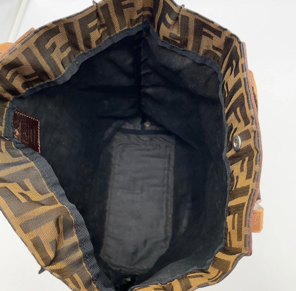 Fendi Zucca Canvas Tote Bag