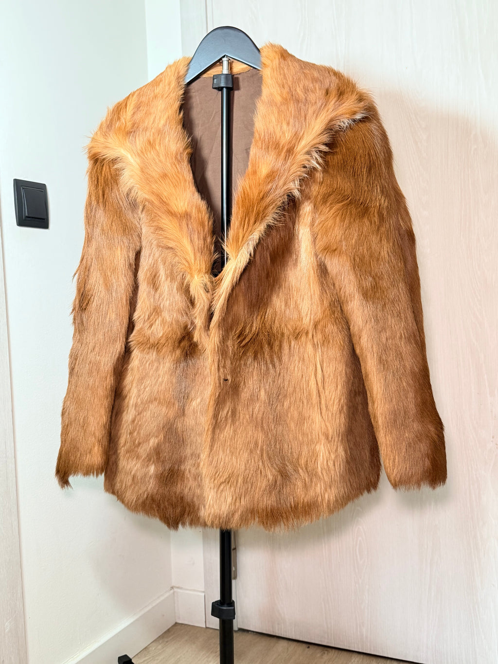 Vintage Sheared Mink Fur Coat (Brown) – Small/Medium