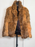 Vintage Natural Rabbit Fur Coat – Small 029