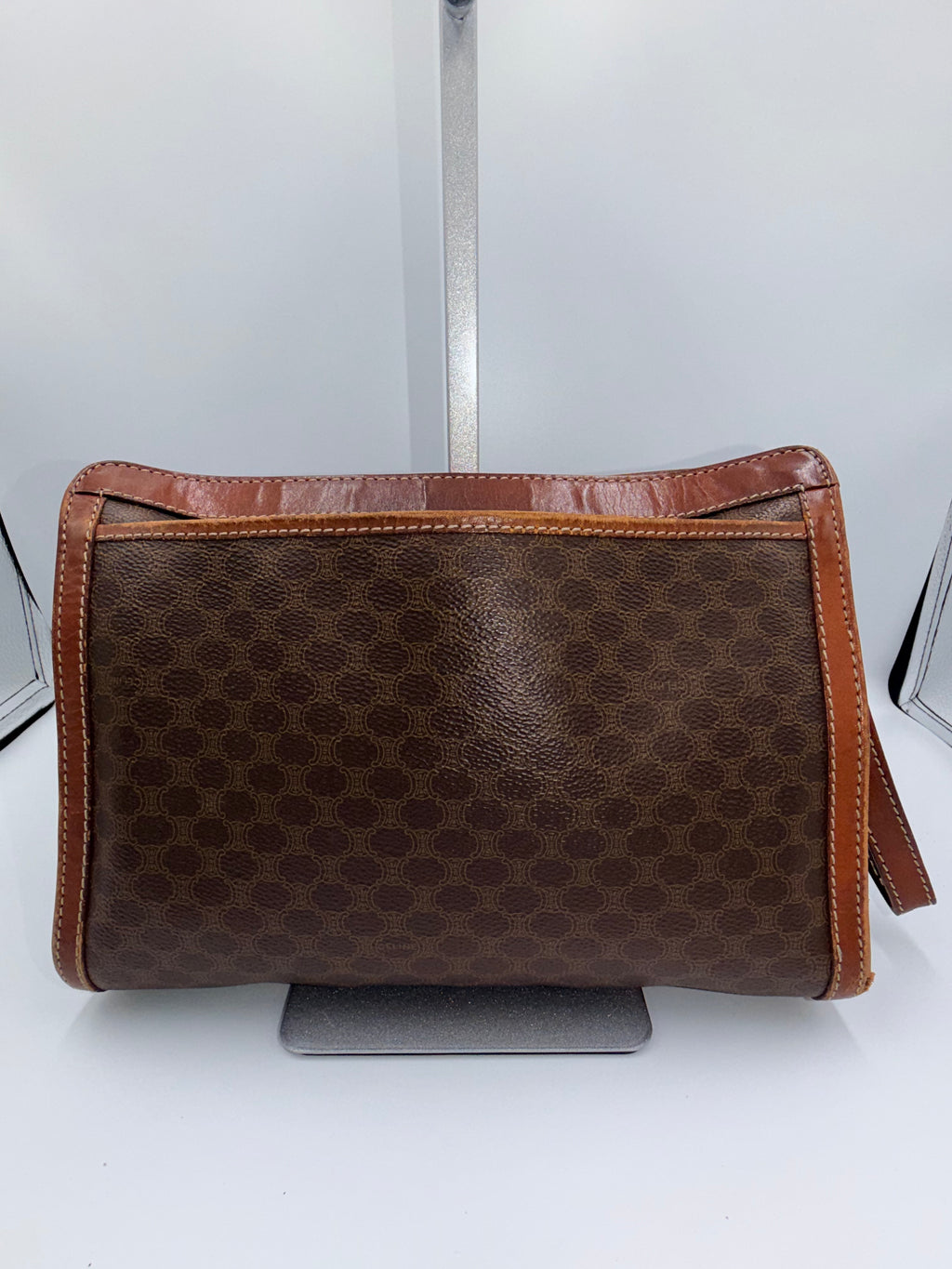 Celine Macadam Wristlet Clutch – Brown Monogram