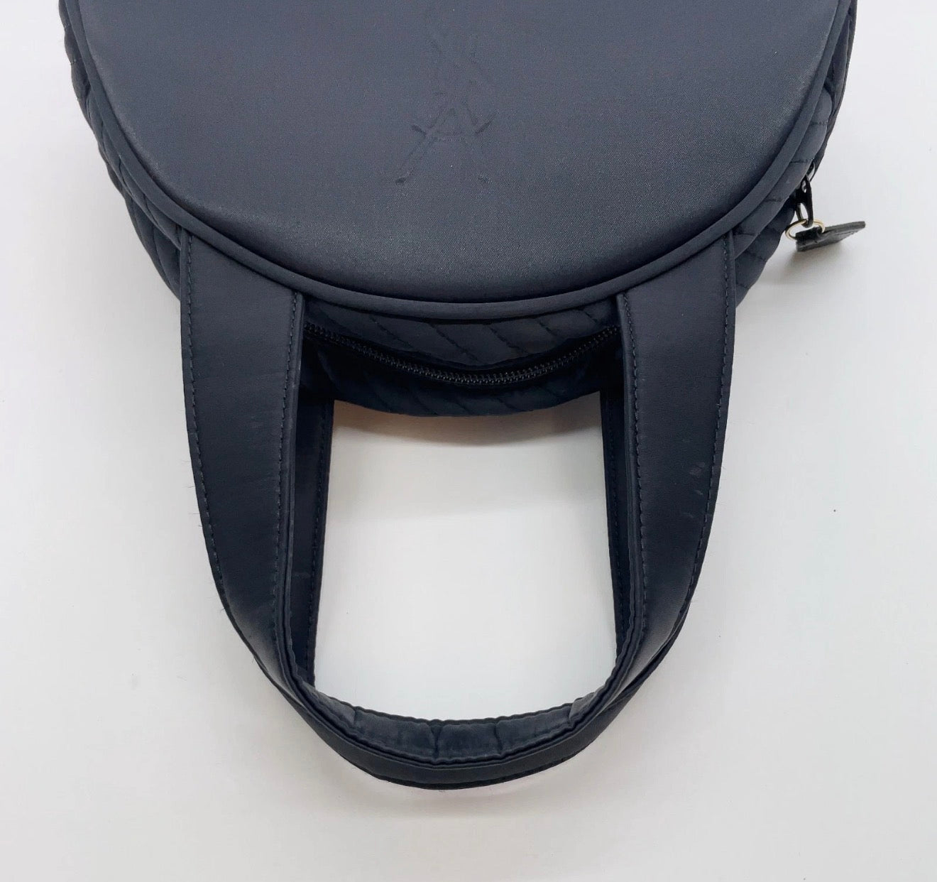 Yves Saint Laurent YSL Black Nylon Quilted Mini Tote Bag