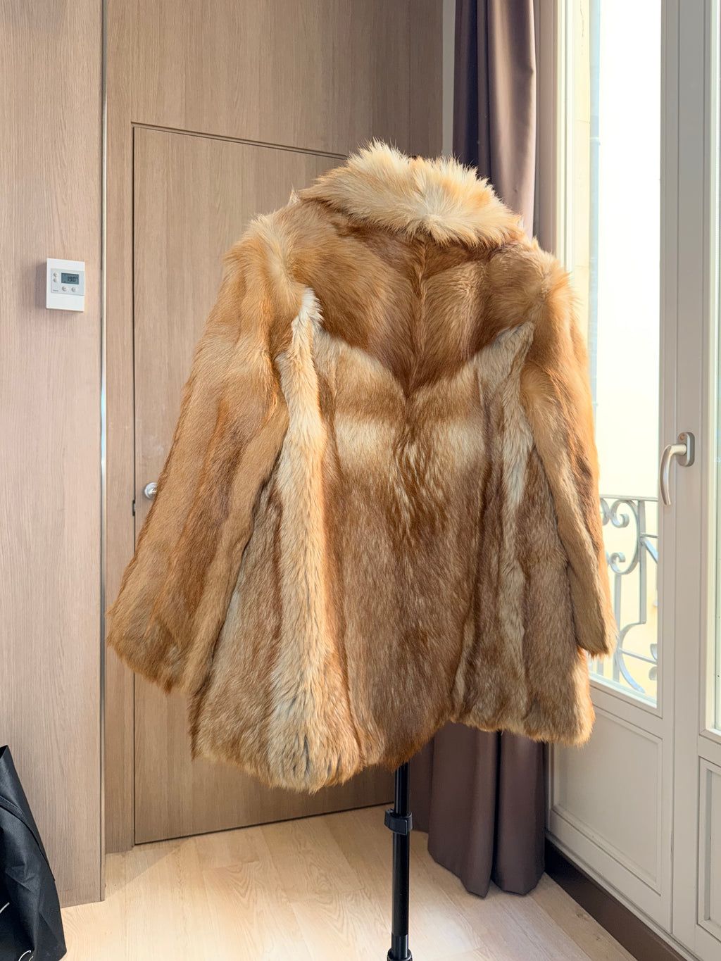 Vintage Golden Fox Fur Coat – S - 022
