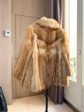 Vintage Golden Fox Fur Coat – S - 022