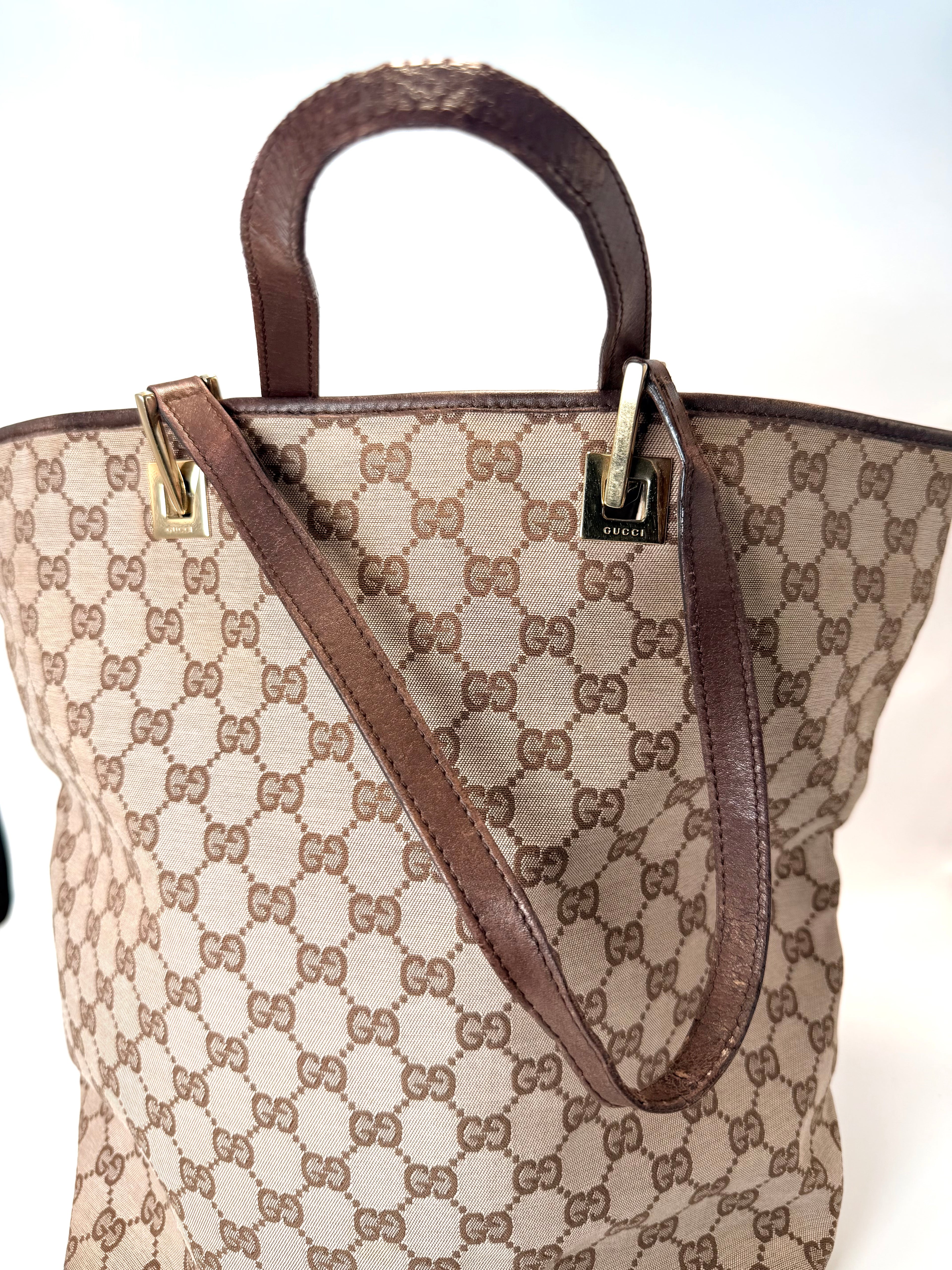 Brown Gucci GG Tote