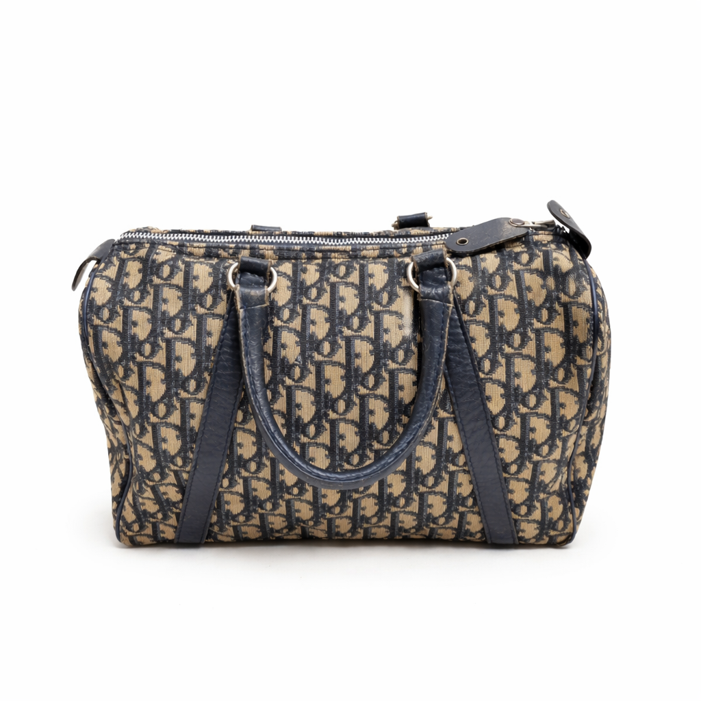 Christian Dior Trotter Boston Bag – Navy