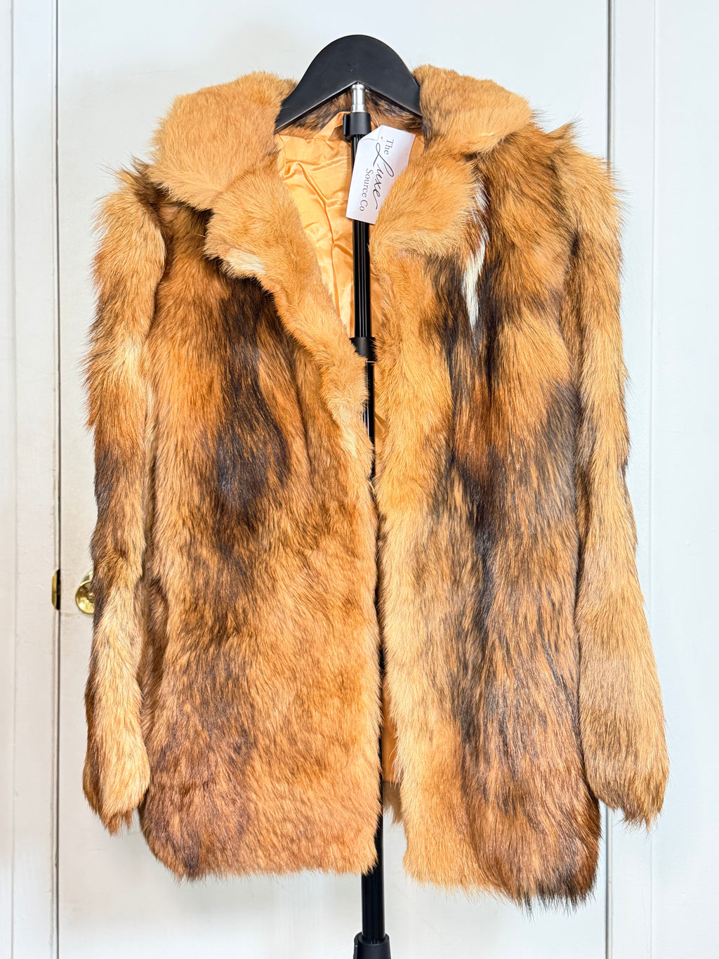 Vintage Red Fox Fur Coat – Small 019