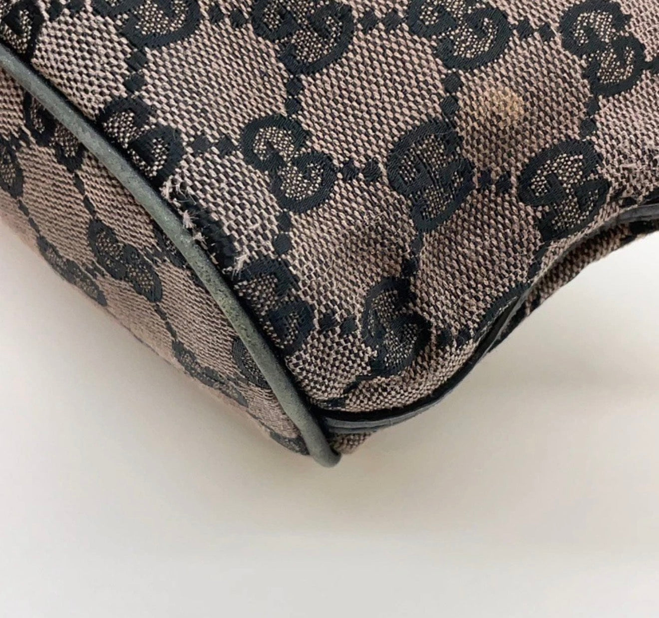 Gucci GG Canvas Mini Pochette Shoulder Bag