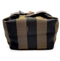 Fendi Pequin Stripe Cosmetic Pouch / Vanity Case