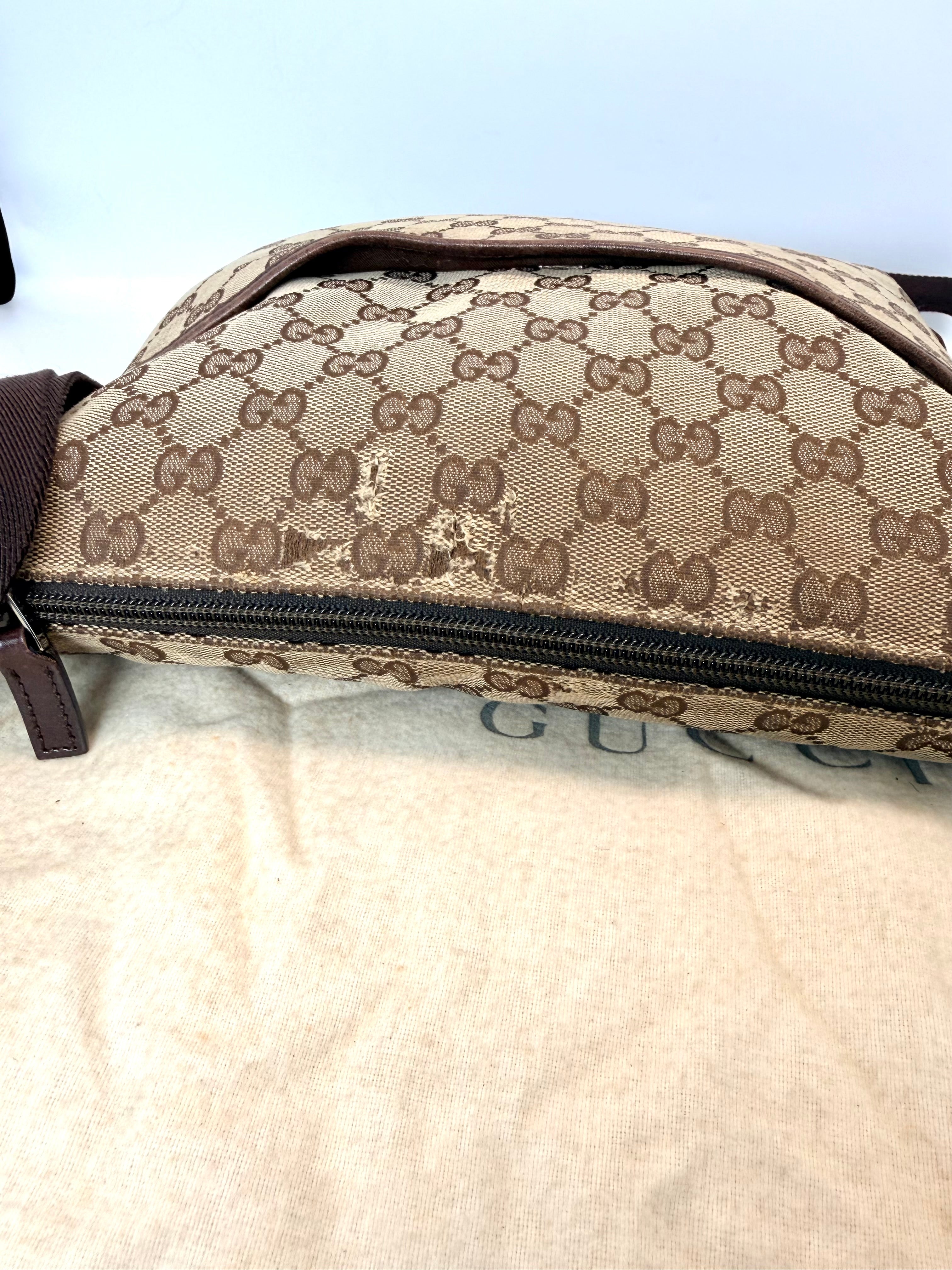 Gucci GG Canvas Crossbody Bag