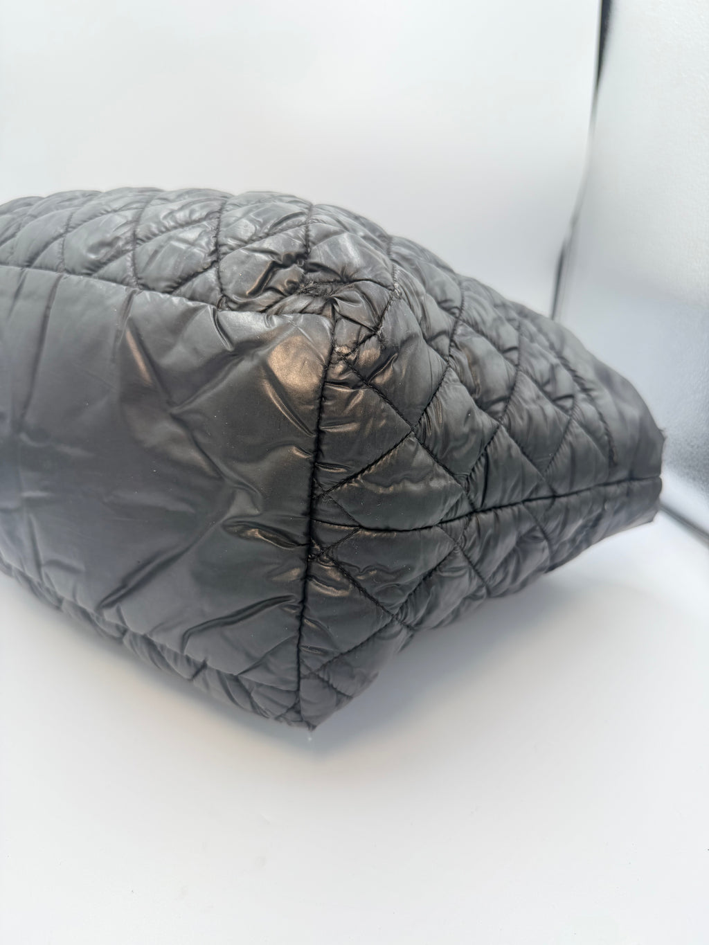 Chanel Coco Cocoon Quilted Nylon Tote – Black