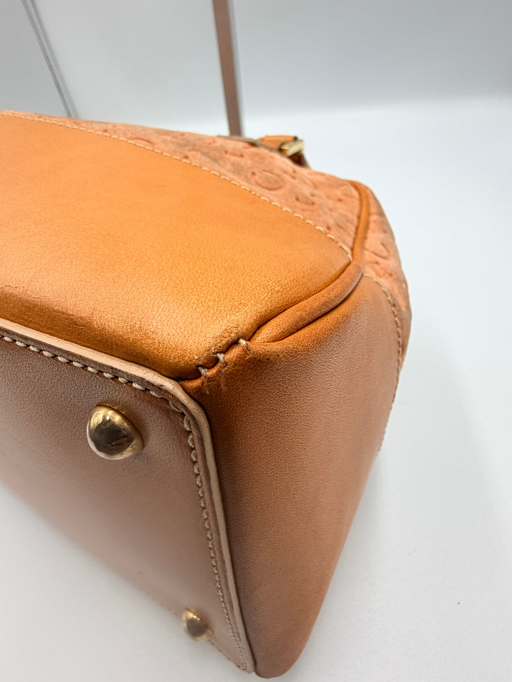 Celine Pink Suede Macadam Boston Bag