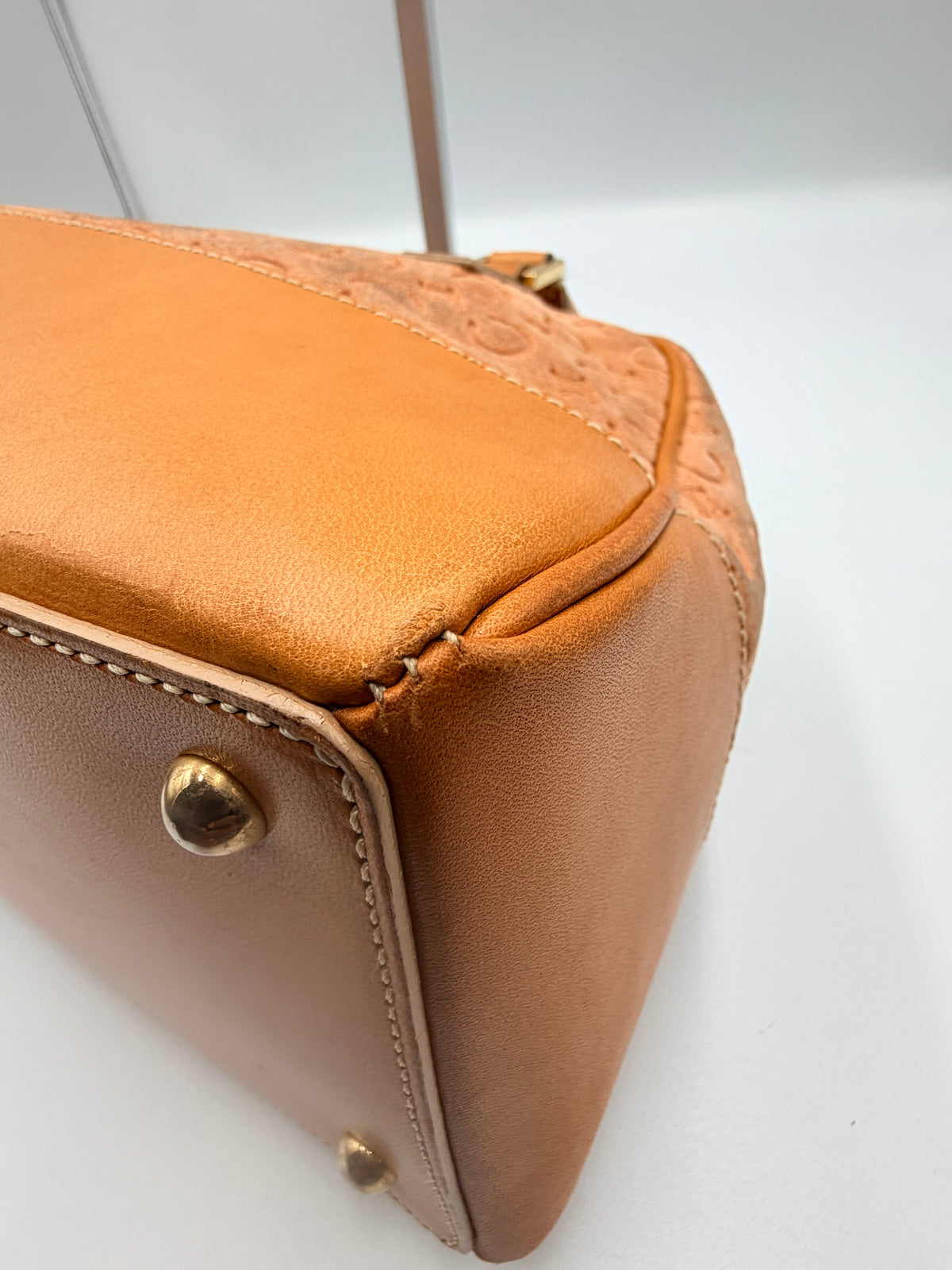Celine Pink Suede Macadam Boston Bag